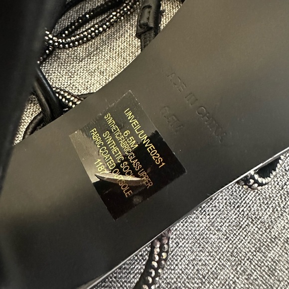 Steve Madden Unveil Wrap Heels - Black Size 6.5 - LIKE NEW - Picture 6 of 7